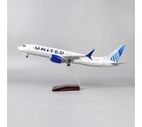 AirModels United Airlines Boeing 737 MAX 1/85 Scale Resin Model Airplane Toy Collectable Gift