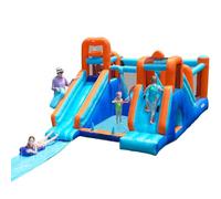 AirMyFun Inflatable Bounce House, Obstacles Bouncer & Slide with Air Blower (The Multi-Functional Water Slide)