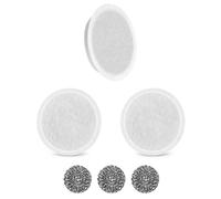 Airoak 3 Pack Filter Replacement with Bissell HydrateWell 4504 | for 4408 Cat Water Fountain 91oz, Includes 3 Carbon Filters & 3 Pre-motor Sponges