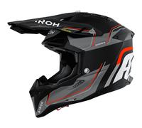 Airoh Aviator 3 Leader Motocross Helmet, black-grey-orange, size 2XL for Men
