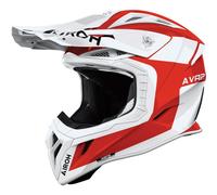 Airoh Aviator Ace 2 Iron, motocross helmet S White/Red