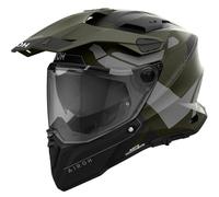 Airoh Commander 2 Adventure Motorcycle Motorbike Helmet - Reveal Military Green