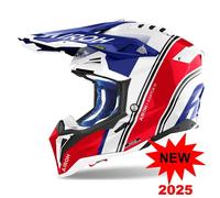 Airoh Aviator 3 Hima Moto Motorcycle Motocross MX Helmet Gloss Red