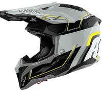 Airoh Aviator 3 Leader, motocross helmet XL Grey/Black/Neon-Yellow