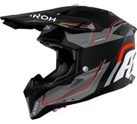 Airoh Aviator 3 Leader, motocross helmet M Matt Black/Grey/Neon-Orange