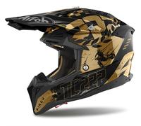 Airoh Aviator 3 Legend Moto Motorcycle Motocross MX Helmet Gloss Chrome