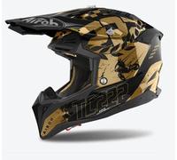 Airoh Aviator 3 Legend Motorcycle MX Motocross Helmet Gloss Chrome