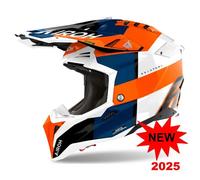Airoh Aviator 3 Monarch Moto Motorcycle Motocross MX Helmet Gloss Orange