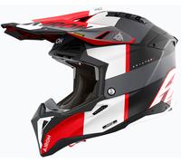 Airoh Aviator 3 Monarch, motocross helmet XXL Matt Grey/Black/Red/White