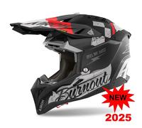 Airoh Aviator 3 Moto Motorcycle Motocross MX Helmet Matt Burnout