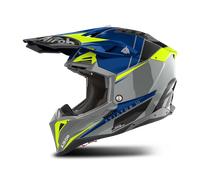 AIROH Aviator 3 MX Helmet Push BlueS Blue