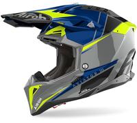 Airoh Aviator 3 Push Motocross Helmet, blue, size XS for Men