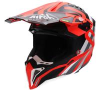 Airoh Aviator 3 Rainbow Carbon Motocross Helmet, red, size L