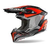 Airoh Aviator 3 Saber Moto Motorcycle Motocross MX Helmet Gloss Orange
