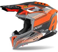 Airoh Aviator 3 Wave Carbon Motocross Helmet, orange, size XS for Men