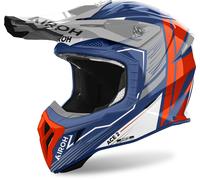 Airoh Aviator Ace 2 Engine Motocross Helmet, blue-orange, size S for Men