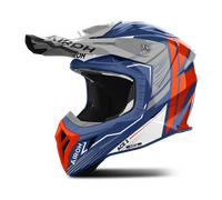 Airoh Aviator Ace 2 Engine Motocross Helmet, blue-orange, size L for Men