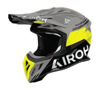 Airoh Aviator Ace 2 Fury, motocross helmet XS Grey/Black/Neon-Yellow