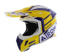 Airoh Aviator Ace 2 MX Helmet Sake - gloss yellow white purple