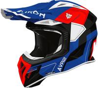 Airoh Cross Helmet Aviator Ace 2 – Shield – Gloss Blue/White/Red