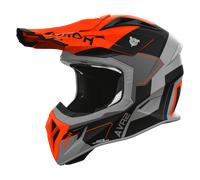 Airoh Motocross Helmet Aviator Ace 2 Shield – Black/Grey/Orange – XL Men