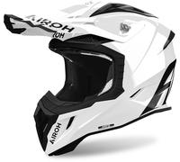 Airoh Aviator Ace 2 Solid Motocross Helmet, white, size S for Men