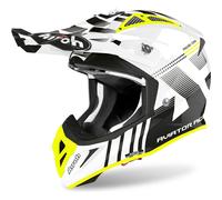 Airoh Off Road Aviator Ace Nemesi Gloss White Moto Motorcycle Motorbike Helmet