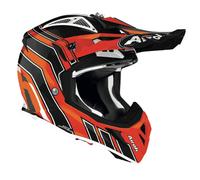 Airoh Aviator Ace Motocross Helmet Art Orange Gloss