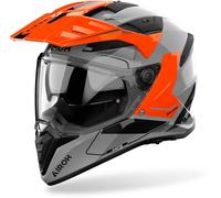 Airoh BADX-X Tune Enduro Helmet, grey/black/orange, size M (57/58)