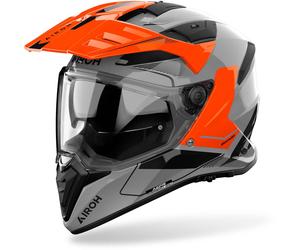 Airoh BADX-X Tune Enduro Helmet, grey/black/orange, size XL (61/62)