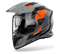 Airoh Bandit Horn, adventure helmet XL Matt Grey/Black/Orange
