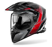 Airoh Bandit Adventure Helmet Red GlossM Red Gloss