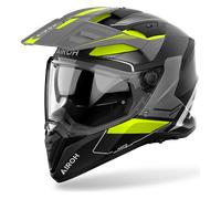 Airoh Helmet Bandit Tune Enduro – Black/Grey/Yellow – Size S – Men