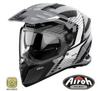 Airoh Bandit Spicy, adventure helmet M Grey/Light Grey/Black