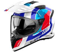 Airoh Bandit Motorcycle Motocross Off-Road Helmet - Horn White