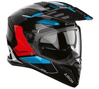 Airoh Bandit Motorcycle Motocross Off-Road Helmet - Tune Blue / Red