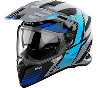 Airoh Bandit Spicy, adventure helmet S Grey/Blue/Black