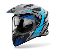 Airoh Enduro Helmet Bandit Spicy Black-Grey-Blue XL Men