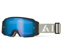 Airoh Blast XR1 MX Goggles Black Matt w/Blue Mirror Lens Motocross Off-Road