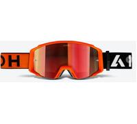 Airoh Blast XR1 MX Goggles Black Orange w/Red Mirror Lens Motocross Off-Road