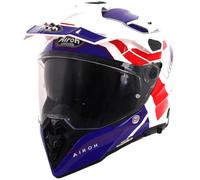 Airoh Commander 2 Adventure Moto Motorcycle Helmet Reveal Gloss Blue / Red