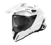 Airoh Commander 2 Adventure Motorcycle Motorbike Helmet - Gloss White