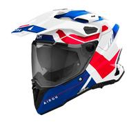 Airoh Commander 2 Adventure Motorcycle Motorbike Helmet - Reveal Blue/Red