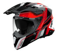 Airoh Commander 2 Adventure Motorcycle Motorbike Helmet - Skip Red