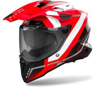 Airoh Commander 2 Mavick Motocross Helmet, black-white-red, size XL for Men