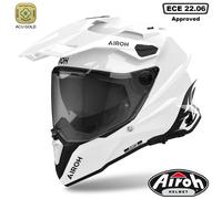 Airoh Commander 2 Color, adventure helmet XXL White/Black