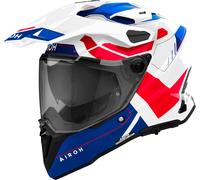 Airoh Commander 2 Reveal, adventure helmet 3XL White/Blue/Red