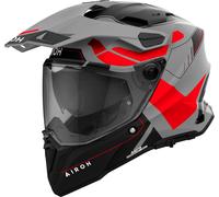 Airoh Commander 2 Reveal, adventure helmet S Matt Grey/Black/Neon-Red