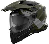 Airoh Commander 2 Reveal, adventure helmet XXL Matt Olive/Grey/Black