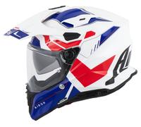 Airoh Commander 2 Reveal Enduro Helmet unisex White/Blue/Red/Black, L